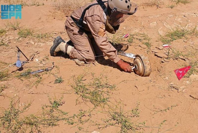 KSrelief clears 1,190 explosives in Yemen